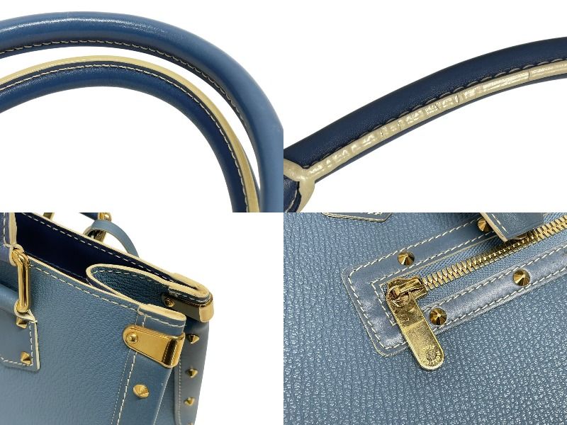 Louis Vuitton Suhali Le Fabuleux Tote Bag Blue — view 7