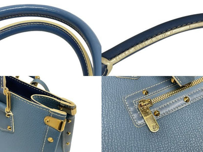 Louis Vuitton Suhali Le Fabuleux Tote Bag Blue — view 7