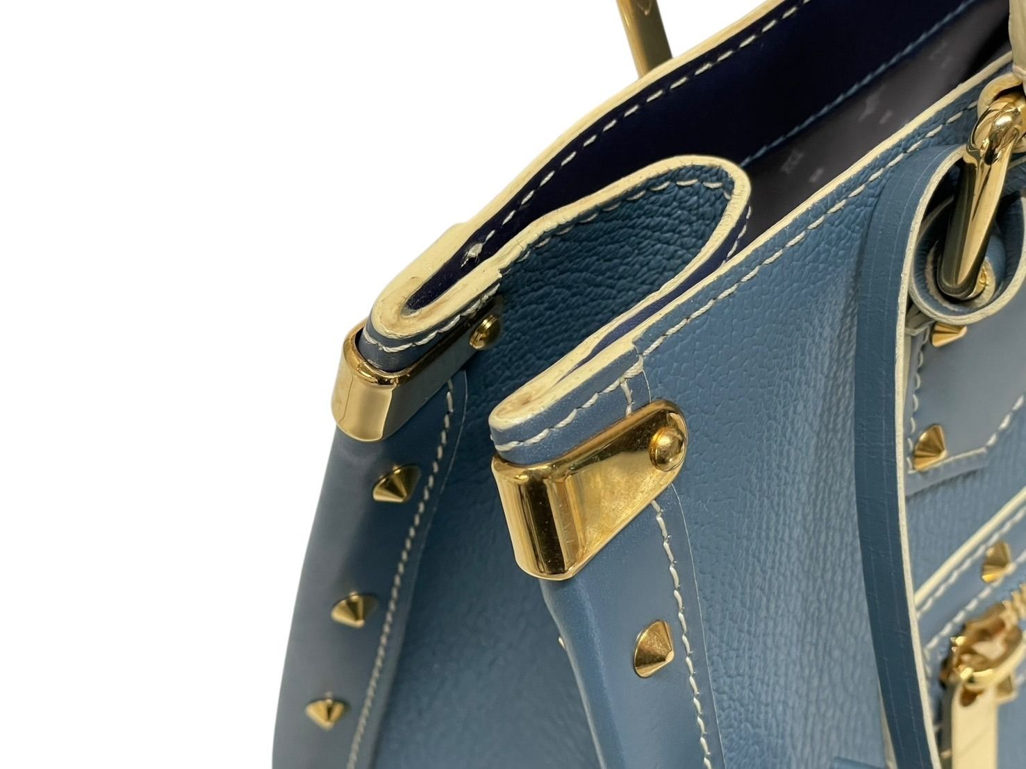 Louis Vuitton Suhali Le Fabuleux Tote Bag Blue — view 5