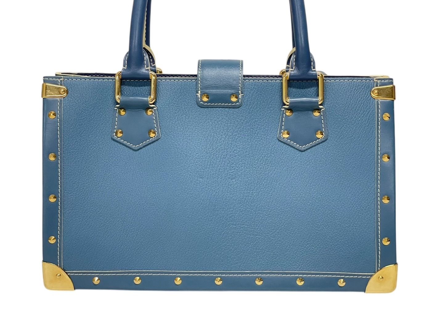Louis Vuitton Suhali Le Fabuleux Tote Bag Blue — view 3