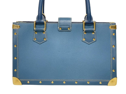 Louis Vuitton Suhali Le Fabuleux Tote Bag Blue — view 3