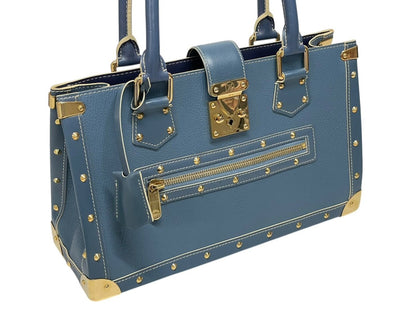 Louis Vuitton Suhali Le Fabuleux Tote Bag Blue — view 4