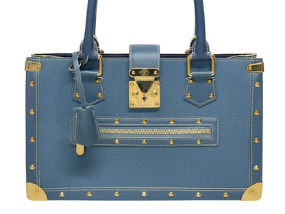 Louis Vuitton Suhali Le Fabuleux Tote Bag Blue — view 2