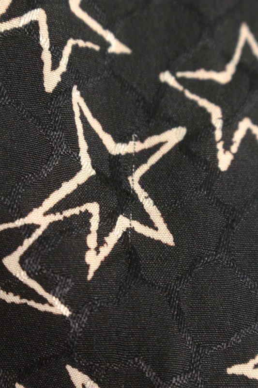 Saint Laurent Paris 531956 Y331v Silk Star Allover Short Sleeve Shirt Men's 40