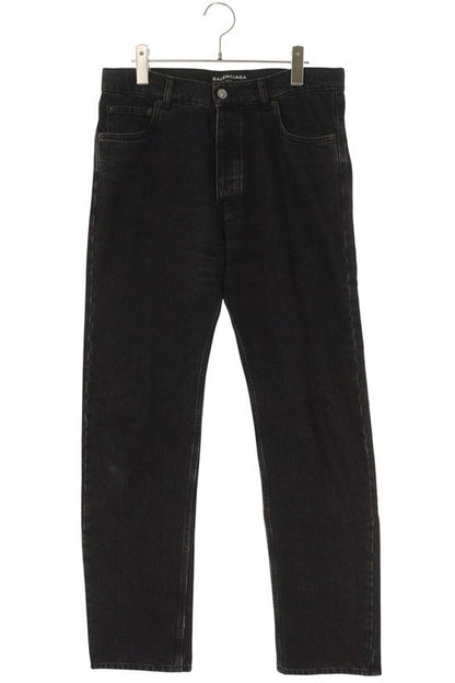 Balenciaga 486112 Tue14 Straight Denim Pants Men 30