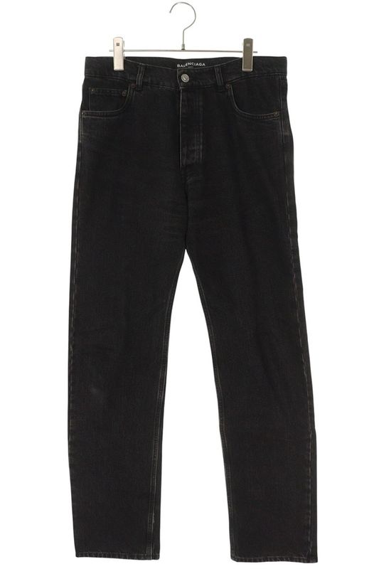 Balenciaga 486112 Tue14 Straight Denim Pants Men 30
