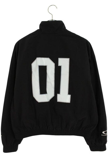 Balenciaga 25ss 817765 Tpq38 Basketball Series Nylon Track Cropped Blouson