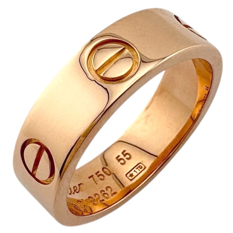 Cartier Love Ring Size 15 18k Gold 18K Pink Gold Ladies Cartier Preowned Cartier