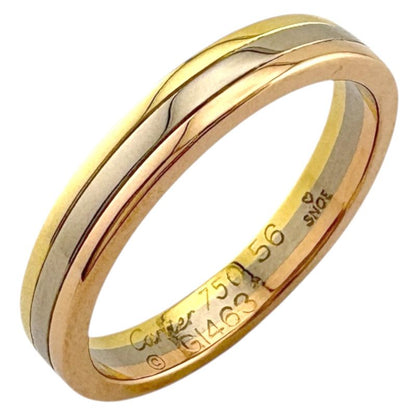 Cartier Louis Cartier Vendome Ring Size 15.5 18k Gold 18K Yellow Gold Ladies