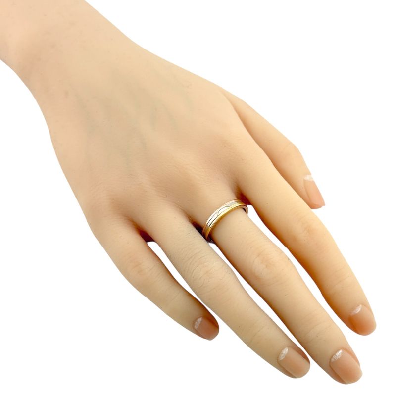 Cartier Louis Cartier Vendome Ring Size 15.5 18k Gold 18K Yellow Gold Ladies