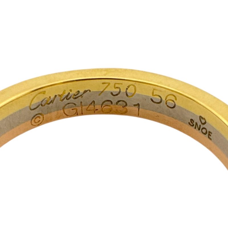 Cartier Louis Cartier Vendome Ring Size 15.5 18k Gold 18K Yellow Gold Ladies