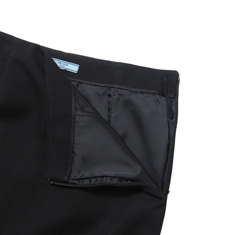 2023 Prada Long Skirt Size 44s Tight Skirt Black 20251125 Ra6712