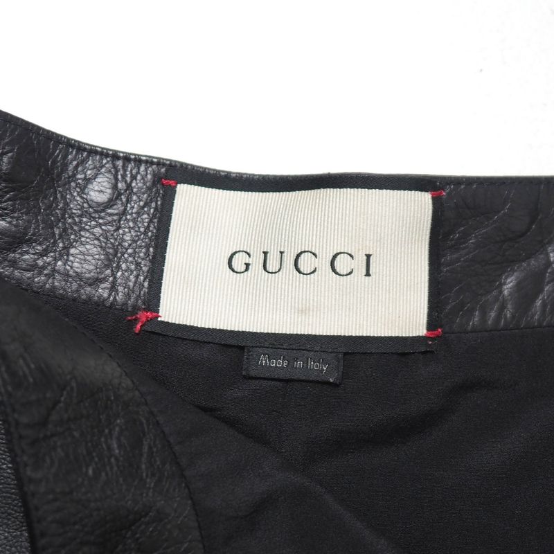 Gucci Long Skirt Size 40 Studded Leather Flared Skirt Made in Italy 20251125