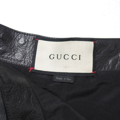 Gucci Long Skirt Size 40 Studded Leather Flared Skirt Made in Italy 20251125