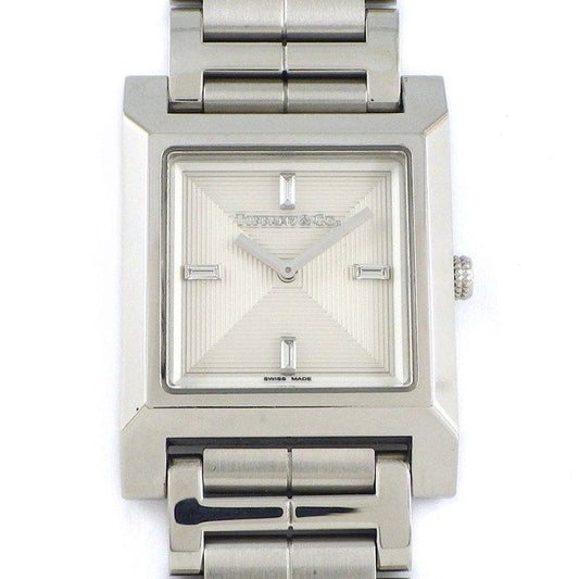 Tiffany & Co Tiffany & Co Watch Makers 67460413 4 Point Diamond Index Square