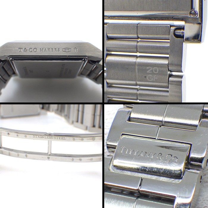 Tiffany & Co Tiffany & Co Watch Makers 67460413 4 Point Diamond Index Square