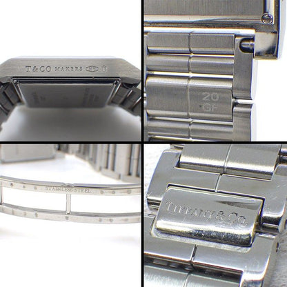 Tiffany & Co Tiffany & Co Watch Makers 67460413 4 Point Diamond Index Square