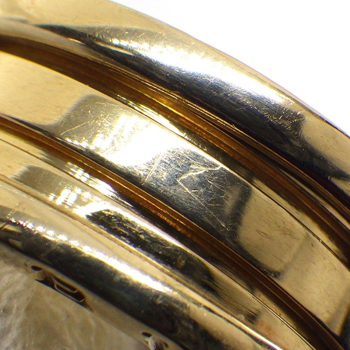 Bvlgari Bvlgari Ring B-Zero1 Bee Zero One 3 Band 18k Yellow Gold #8 #49