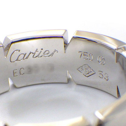 Cartier Ring Tank Francaise 18k White Gold #53