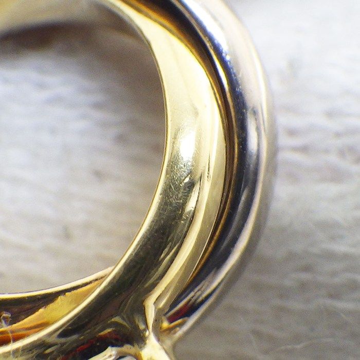 Cartier Necklace Trinity Pampille Double Chain Drop Swing Three Color 18k Pink