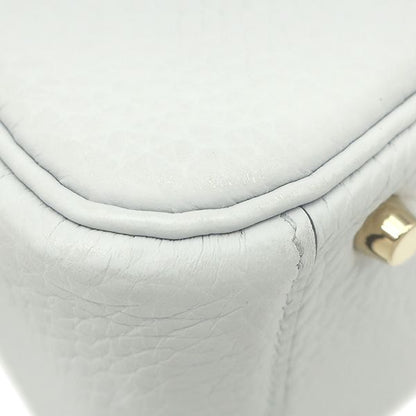 Hermes Shoulder Bag Lindy Mini 20 Taurillon Clemence Blue Veil Silver Hardware