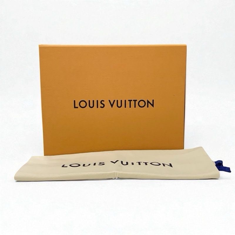 Louis Vuitton Moonlight Line Boots Short Shoes Satin Black White Dot Belt