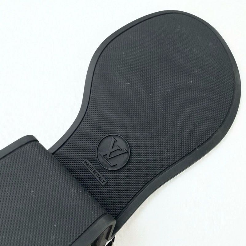 Louis Vuitton Moonlight Line Boots Short Shoes Satin Black White Dot Belt