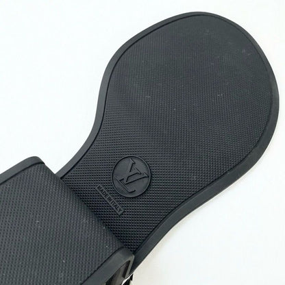Louis Vuitton Moonlight Line Boots Short Shoes Satin Black White Dot Belt