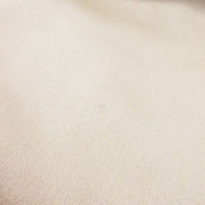 Chanel Flared Skirt Knee Length Silk Box Pleats Shiny Logo Plate 36 S Beige