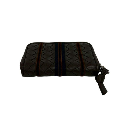 Bottega Veneta Intrecciato Leather Round Zip Coin Case