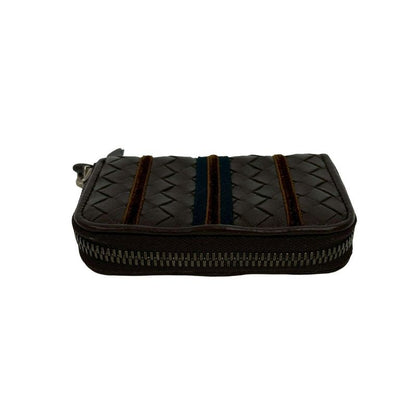 Bottega Veneta Intrecciato Leather Round Zip Coin Case