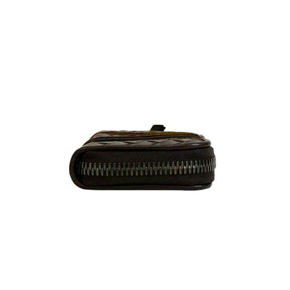 Bottega Veneta Intrecciato Leather Round Zip Coin Case