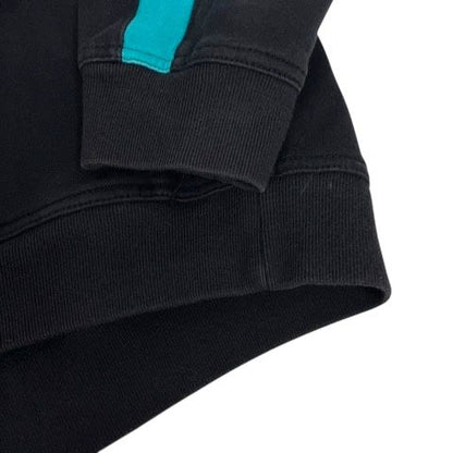 Hermes Hoodie Zip Up Cotton Lined Long Sleeve M Black