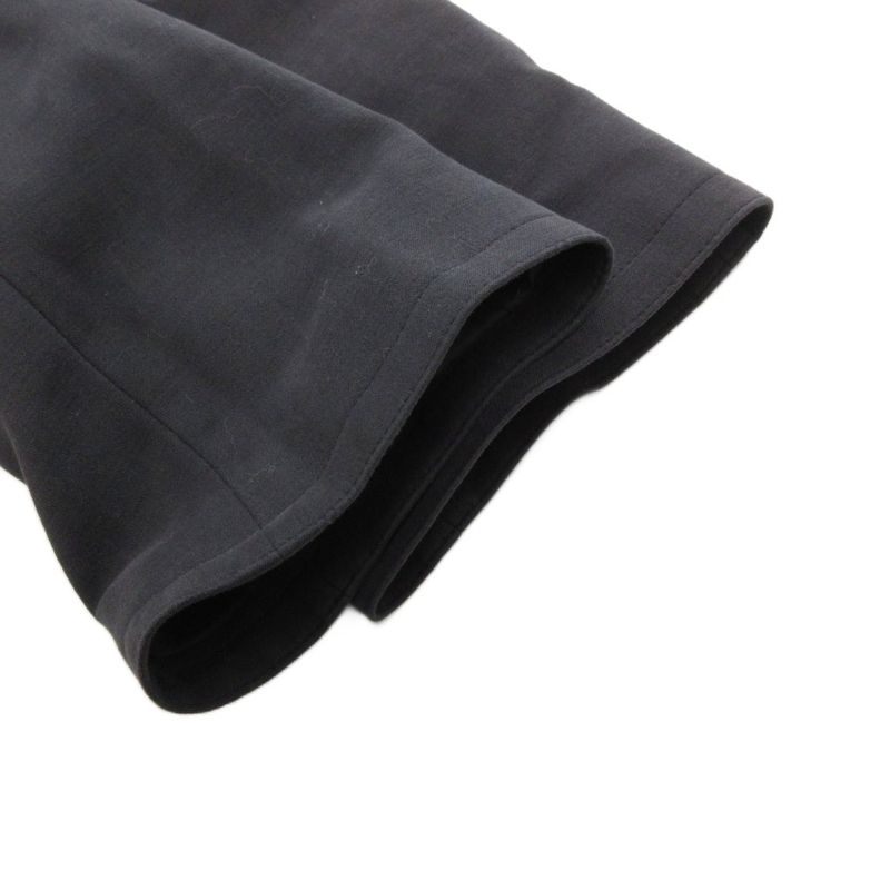 Loewe Spring Coat Chester Coat Big Color Cotton Suede Buttonless Charcoal Gray