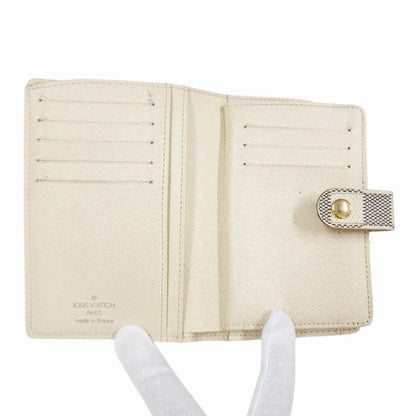 Louis Vuitton Damier Azure Portefeuille Viennois Fold Wallet with Clasp N61676