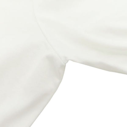 Hermes Cut and Sewn Turtleneck Cotton White and Brown M White Brown Long