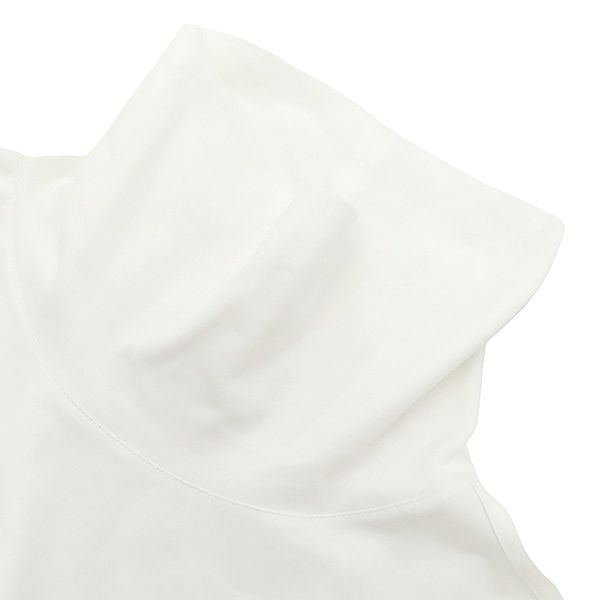 Hermes Cut and Sewn Turtleneck Cotton White and Brown M White Brown Long