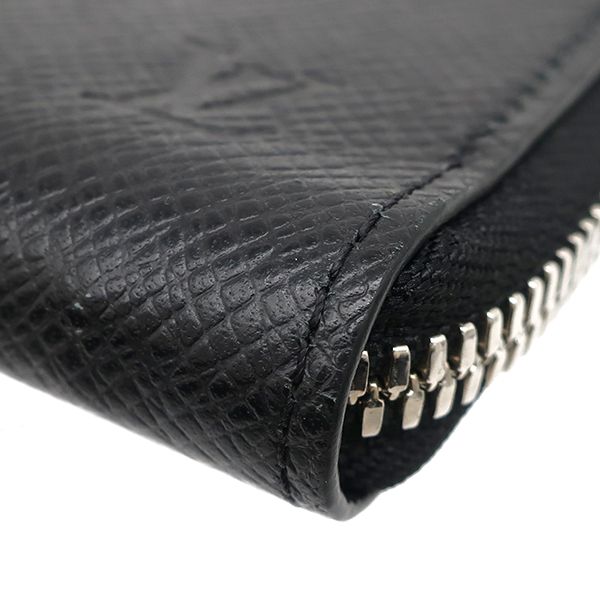 Louis Vuitton Coin Case Porte Monet Jules Taiga Ardoise Silver Hardware Black