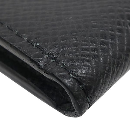 Louis Vuitton Coin Case Porte Monet Jules Taiga Ardoise Silver Hardware Black