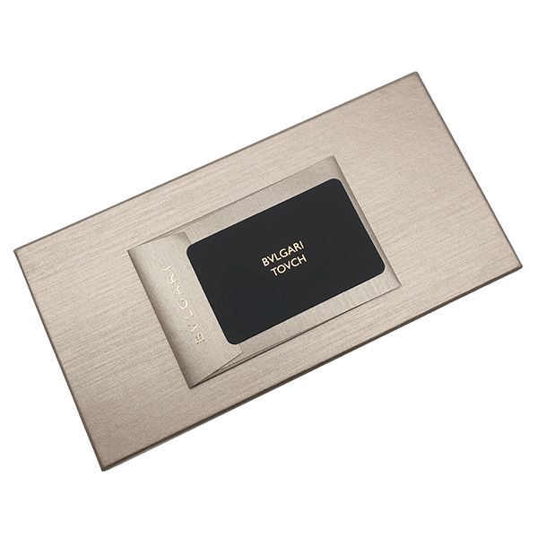 Bvlgari Bvlgari Long Wallet Bvlgari Man Leather Black Silver Hardware Black