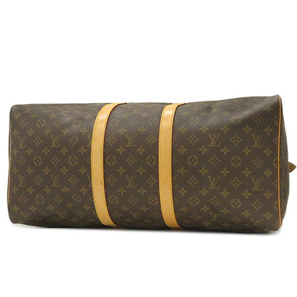 Louis Vuitton Boston Bag Keepall 55 Monogram Canvas Monogram Gold Hardware