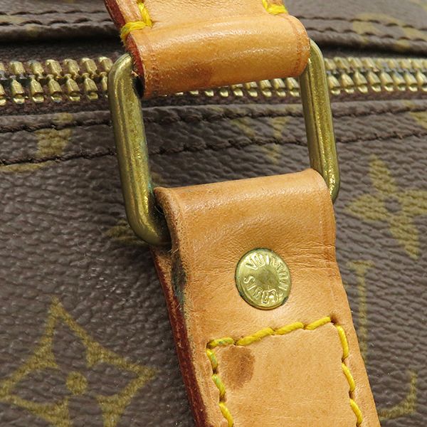 Louis Vuitton Boston Bag Keepall 55 Monogram Canvas Monogram Gold Hardware