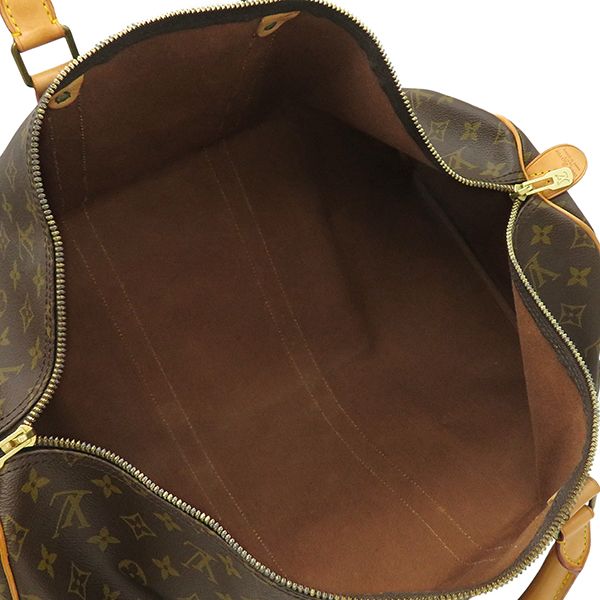 Louis Vuitton Boston Bag Keepall 55 Monogram Canvas Monogram Gold Hardware
