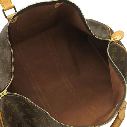 Louis Vuitton Boston Bag Keepall 55 Monogram Canvas Monogram Gold Hardware