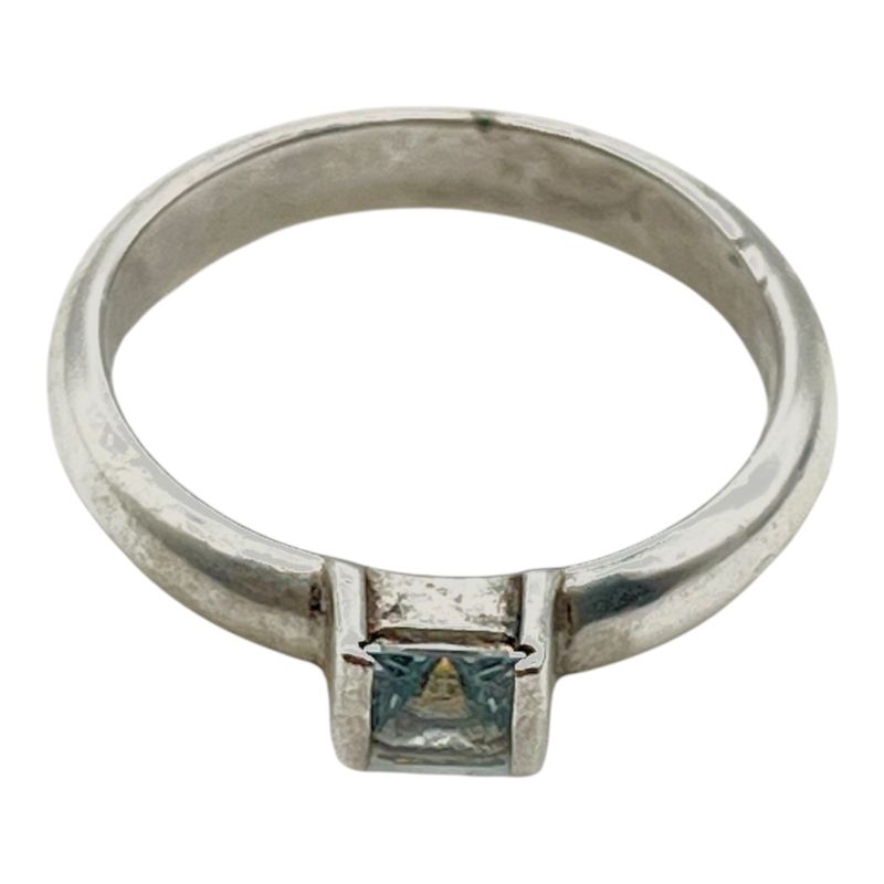 Tiffany & Co Tiffany & Co Ring Rhinestone Ring Sv925 # 13 Unisex