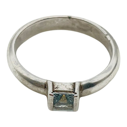 Tiffany & Co Tiffany & Co Ring Rhinestone Ring Sv925 # 13 Unisex