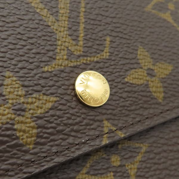 Louis Vuitton Bifold Wallet Porte Monet Vie Carte Cles Di Monogram Canvas