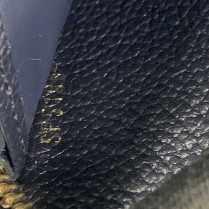 Louis Vuitton Monogram Empreinte Zippy Wallet Round Zipper Long Wallet Navy