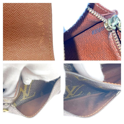 Louis Vuitton M61725 Monogram PVC Porte Monet Cles Di Long Wallet Brown 499211