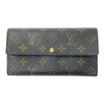 Louis Vuitton M61725 Monogram PVC Porte Monet Cles Di Long Wallet Brown 499211